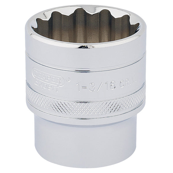 DRAPER 1/2 '' DRIVE SOCES 12 POINTS 1 3/16 '' 33728.0