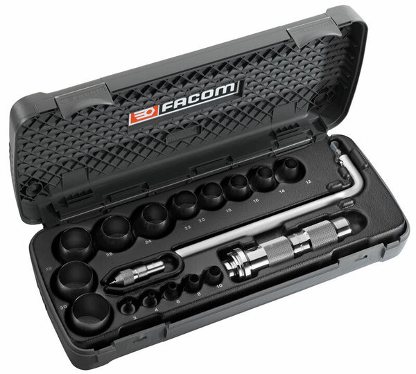 FACOM HOOL PUNCH SET -Spitze und Kompas Ø3 bis 30 mm 245.J1a