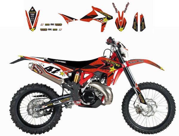 Blackbird Rockstar Energy Graphic Kit Beta RR 2T/4T 2B03L