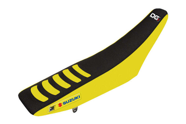 Blackbird Double Grip 3 Saddle cover - Suzuki RM85 1323H (yellow /black)