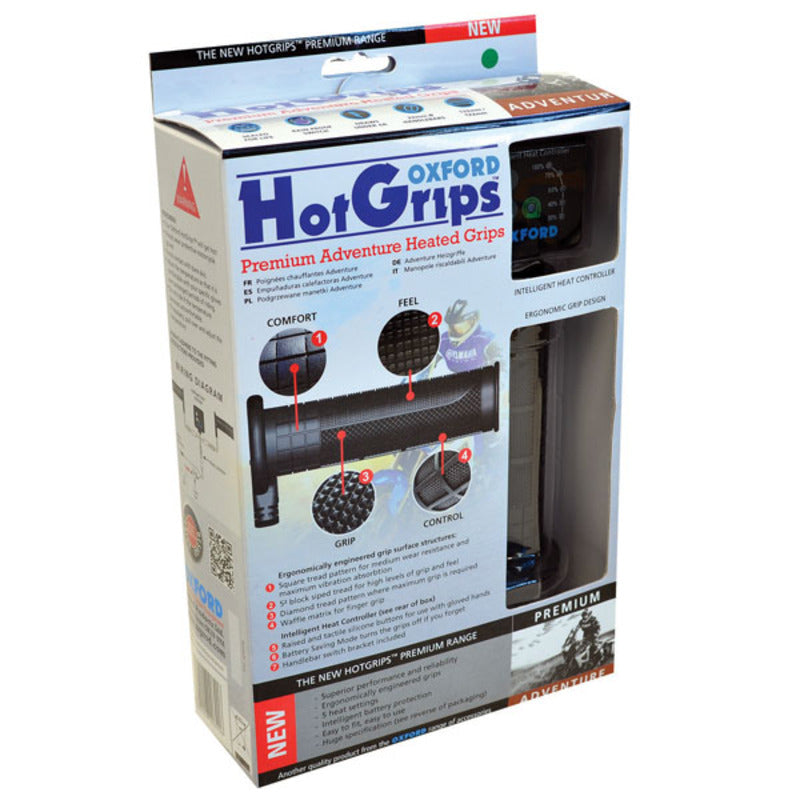 Oxford Hot Grip's premium avontuur verwarmde grepen van 690