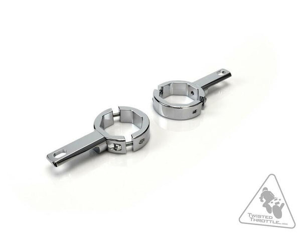 Denali Fork Clip pour le mont Light Ø39–49 mm - Chrome