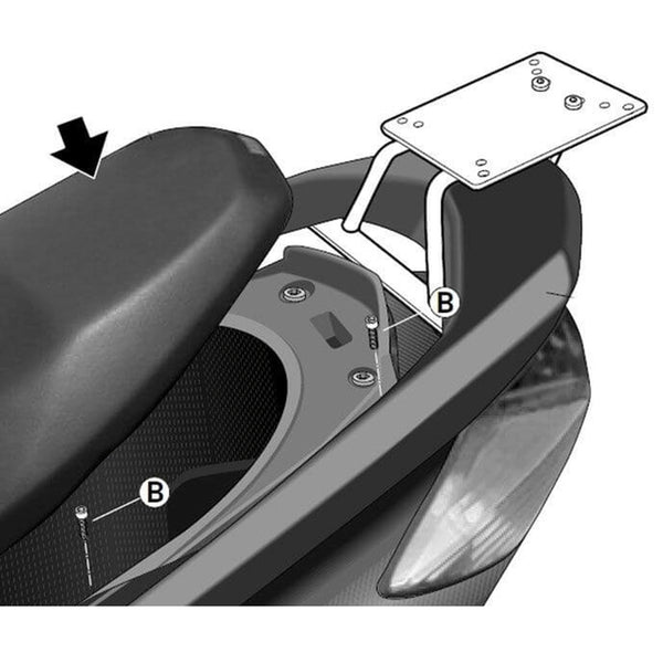 Ensemble de montage maître de Shad Top - Yamaha Y0cy17st
