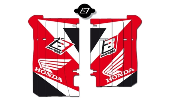Blackbird Dream Graphic 3 Radiator Louver's Decalkit - Red - Honda CRF450R - A104E