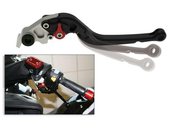 Bihr LA PLIMable Lives pliables anodisées en aluminium Blacka31f-4005L