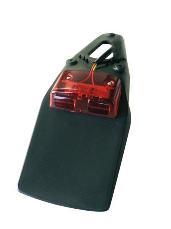 Bihr ReAar Fender Extension Schwarz mit LED LightST-6199