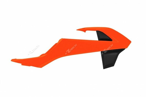 Racetech Radiator Covers OEM Color (2016) Orange / Black KTM R-CVKTMARNR16
