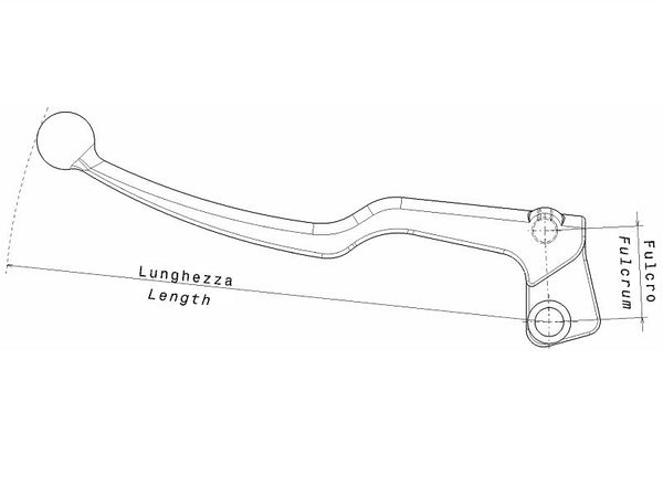 Domino -koppelingslever Black 2071.61