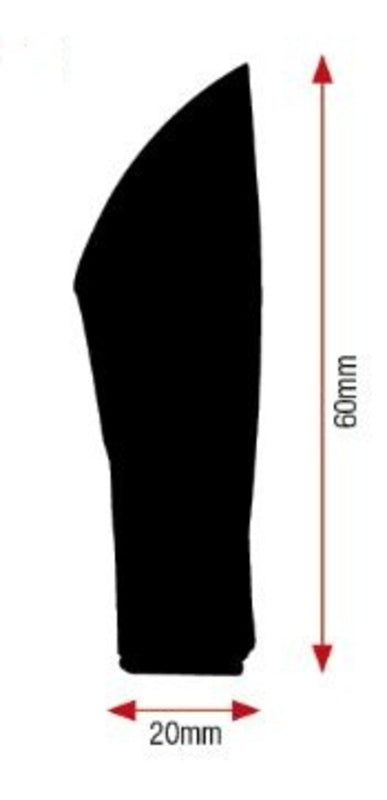 V Teile Spike LED - Blinker mit Parkleuchten (schwarz, 6Pf99t091b)