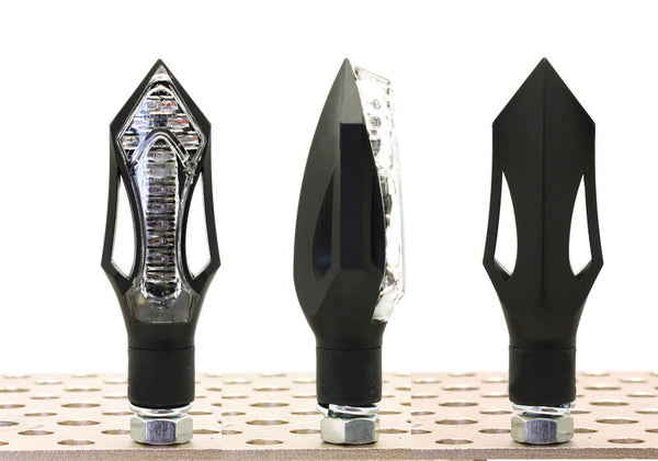 V Teile Pfeil LED Blinker - Schwarz | Universal | 6pj99t091b (par)