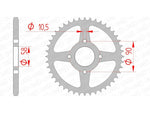 AFAM Steel standard Sprock arrière 10221 - 520