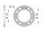 AFAM Aluminium Ultra -Light Achter Spropet 11104 - 420