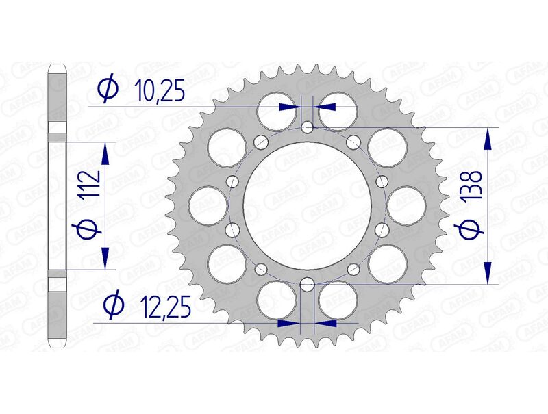 Afam Aluminium Ultra -Light Heckspropet 11509 - 520