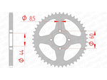 Afam Steel Standard Heck -Kettenrad 12100 - 420