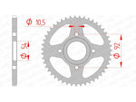 AFAM Steel standard arrière arrière 12112 - 420