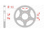 AFAM Steel Standard Achter Sprock 12204 - 428