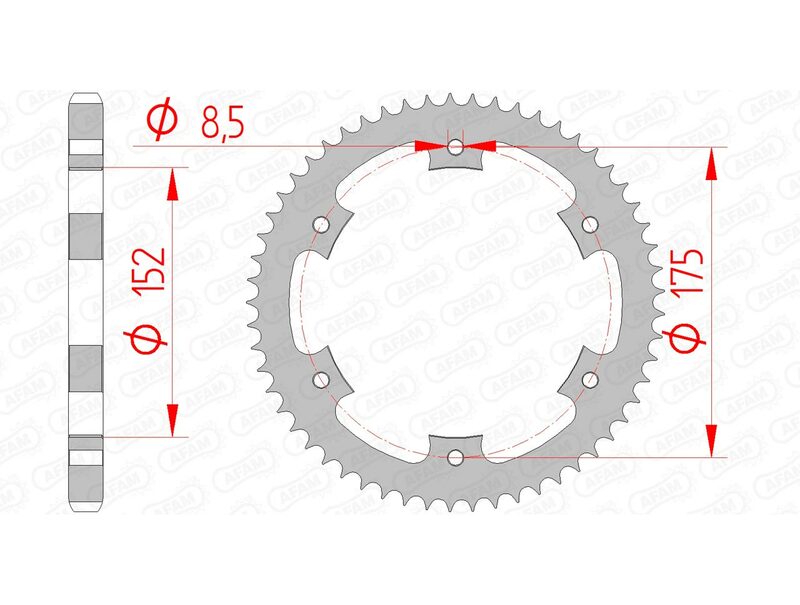 AFAM Steel standard Spropet 12207 - 428