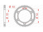 AFAM STAEL STAHRE HINTER -Kettenrad 12603 - 525