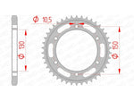 AFAM Steel standard Sprock arrière 12606 - 525