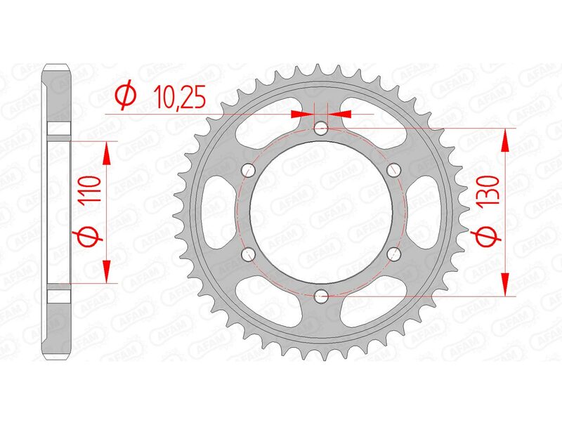 Afam Steel Standard Heck gesprochen 12813 - 530