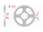 AFAM Steel Standard Achter Sprock 14310 - 520