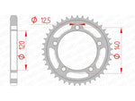 AFAM Steel standard Sprock arrière 14911 - 530