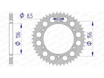 AFAM aluminum rear spoken 15206 - 520