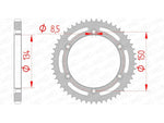 AFAM Steel standard Sprock arrière 16207 - 428