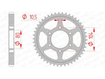 AFAM Steel Standard Achter Sprock 16604 - 530