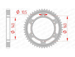 AFAM Steel standard Sprock arrière 16701530