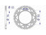 AFAM Aluminium Ultra-Light zelfreinigende achterste Spropet 17206520