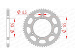 AFAM Steel Standard Achter Sprock 47103 - 420