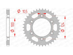 AFAM STAEL STAHRE HINTER -Kettenrad 50609 - 525