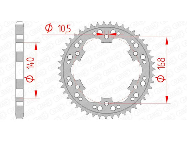 AFAM Steel standard SPROPET 92635 - 525 92635-42