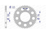 AFAM aluminium achter gesproken 93303 - 520