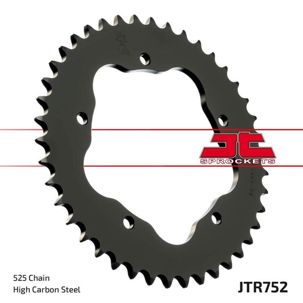 JT Sprock's Steel Standard Achter Sprock 752 - 525 - Vereist een JT Sprock's Achter Sprock Carrier JTR752.41