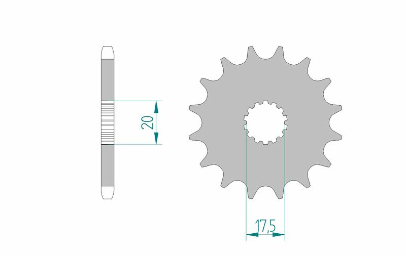 AFAM Steel auto-nettoyage avant 21202 - 520