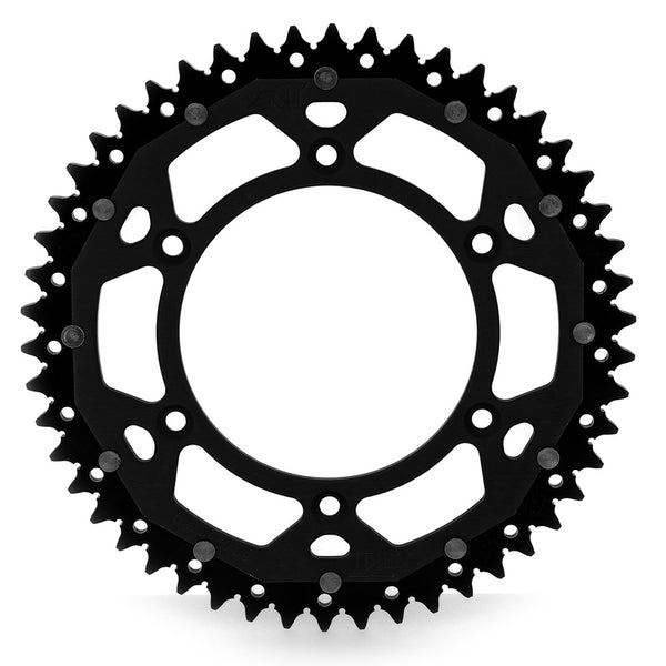 ART Dual-Komponenten Aluminium/Stahl Ultra-Licht selbstverpacktes hintere Kette 808-520 ART-808-48-BLK