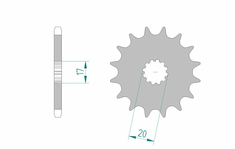 AFAM STAEL STAHRE STROKE Vorderrad 94118 - 428