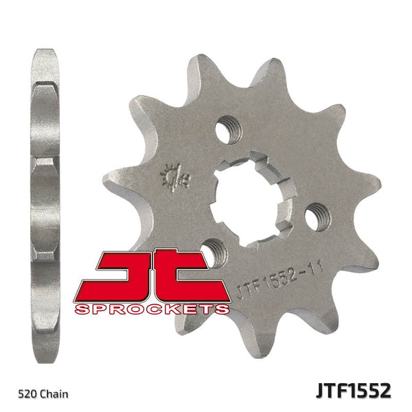 Le pignon avant standard de JT Sprock's Steel 1552 - 520 JTF1552.11
