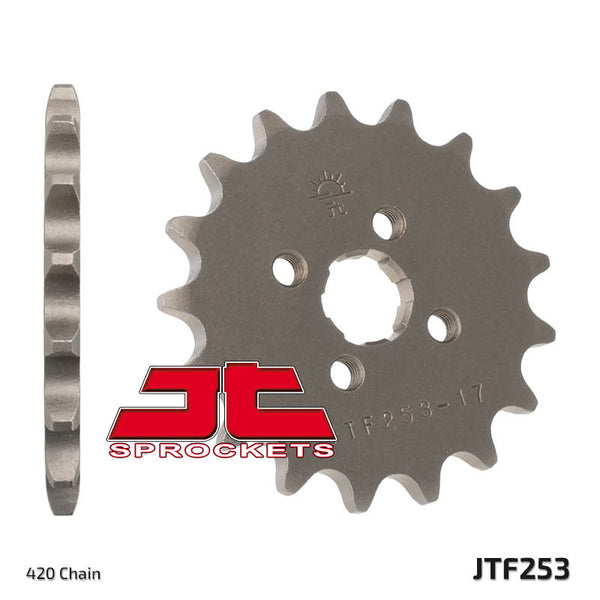 JT Sprock's Steel Standard Front Sprocket 253 - 420 JTF253.13