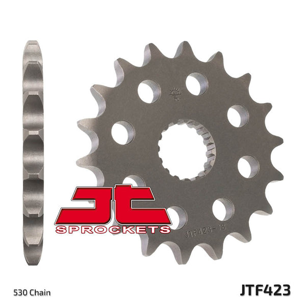 JT Sprock's stalen standaard voorste tandwiel 423 - 530 JTF423.18