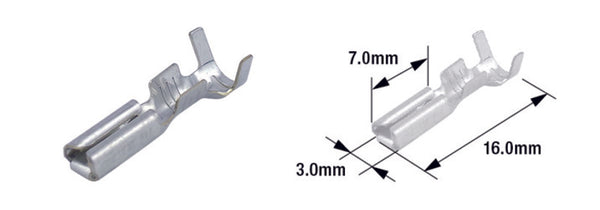 Tourmax weibliche terminal pin Typ 090 (FRS & FRSH) -Brass-Etp-43