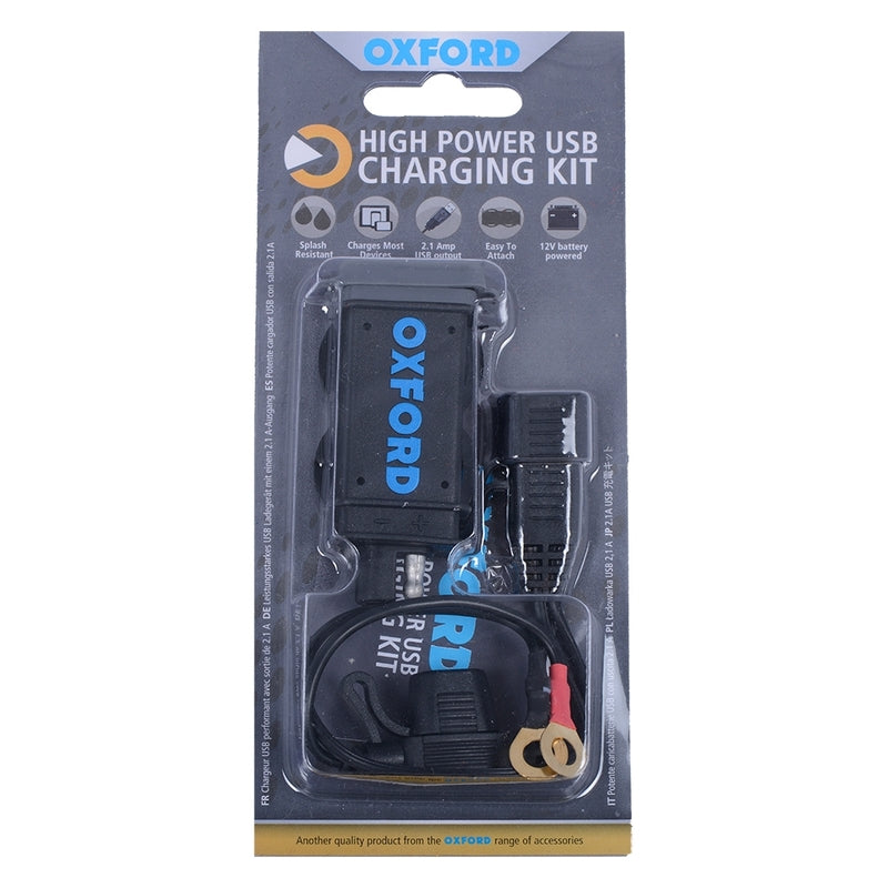 Oxford USB Fused Power Charging Kit 2.1A EL114