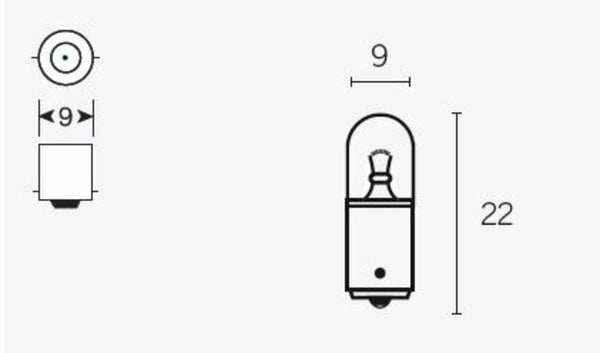 V Onderdelen T85 LICHTEN 6V 4W - X10 14682