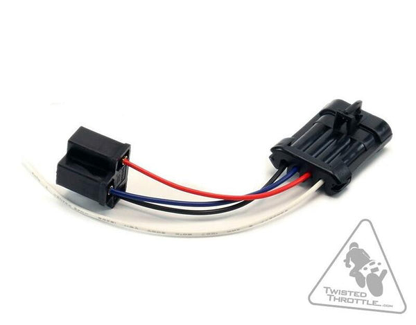 Adaptateur de câble Denali H4 pour les phares à LED Harley-Davidson (DNL.Whs.10300)