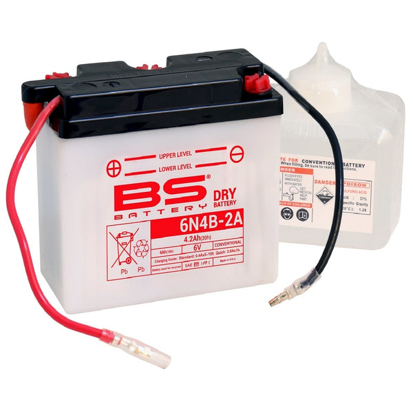 Batterie BS batterie conventionnelle avec pack acide - 6N4B -2A