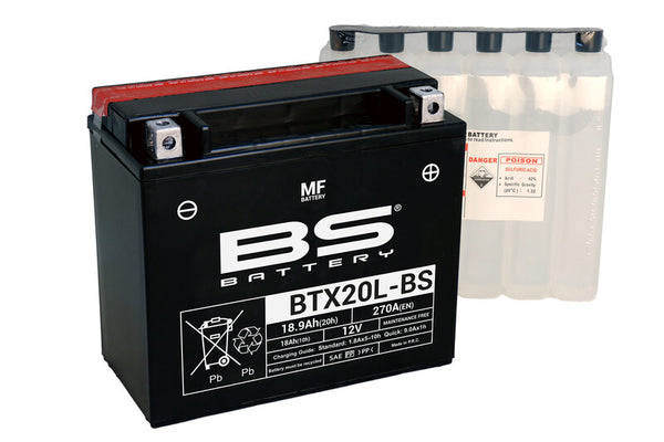 BS Batterie Wartungsfreies Batterie mit Säurepack - BTX20L-BS 