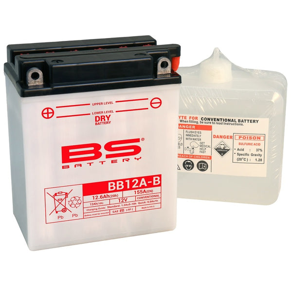 Batte BS Batterre hautement performante avec emballage acide - BB12A -B