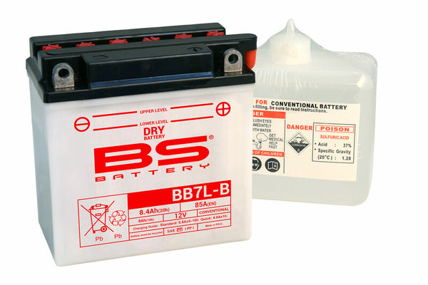 BS Battery High Performance with Acid Pack - BB7L-B 